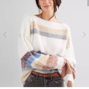 COPY - Striped Eyelash Knit Sweater
BUCKLE BLACK